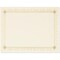 Award Certificate Paper for Diplomas, Letter Size Gold Foil Leaf Borders (48 Pack)